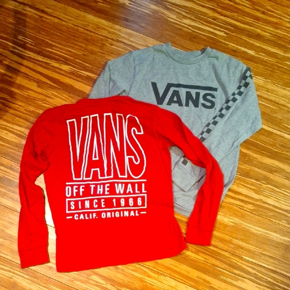 Vans Other - Boys Small VANS OFF THE WALL Long Sleeve Tshirts Lot